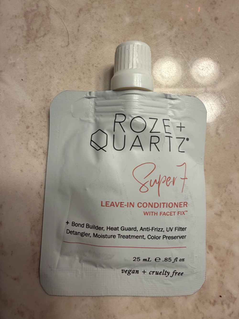 Super7 Leave-In Conditioner – White with Coral Accents